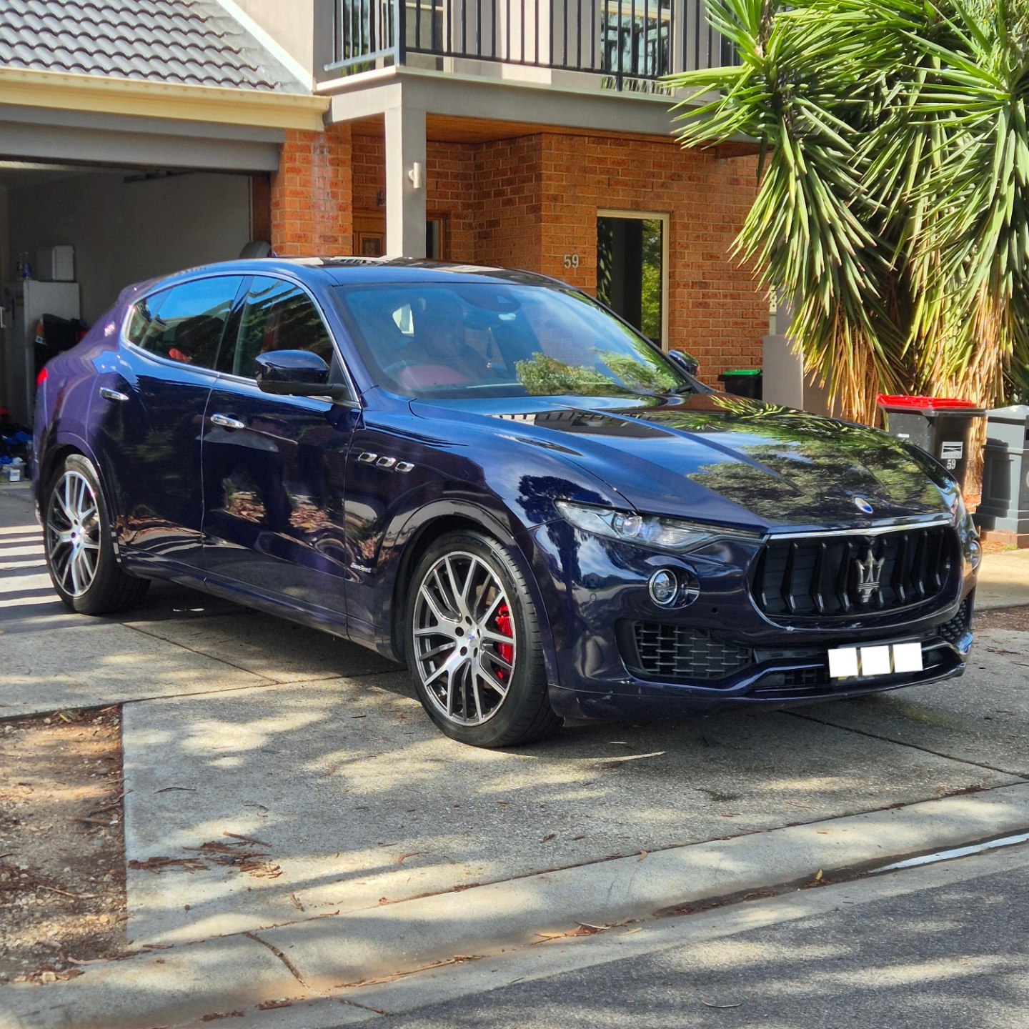 Blue Maserati Front
