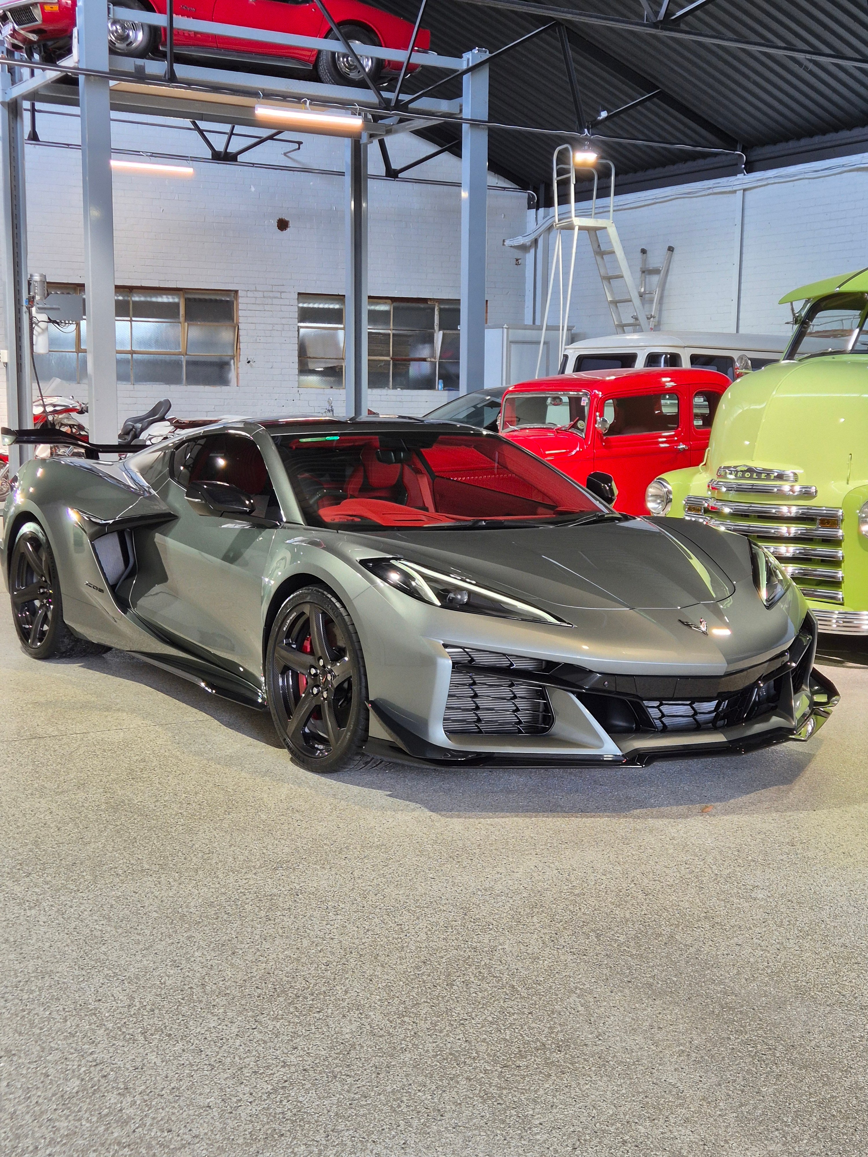 Grey Corvette