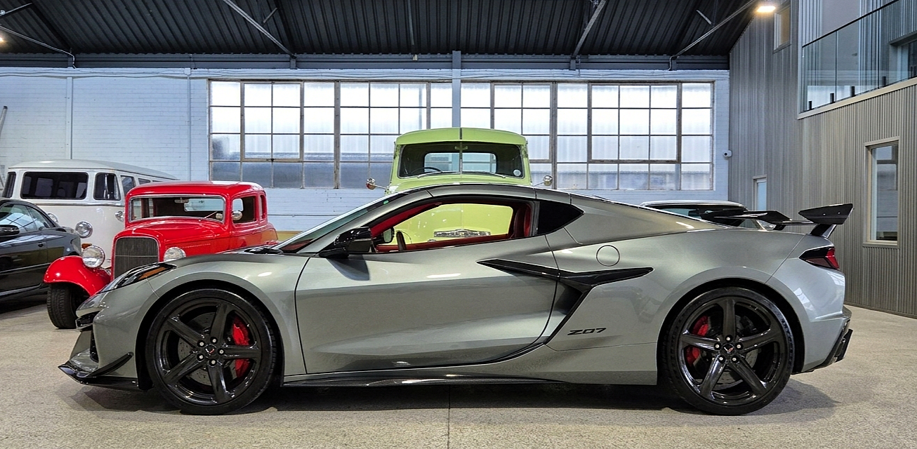 Grey Corvette